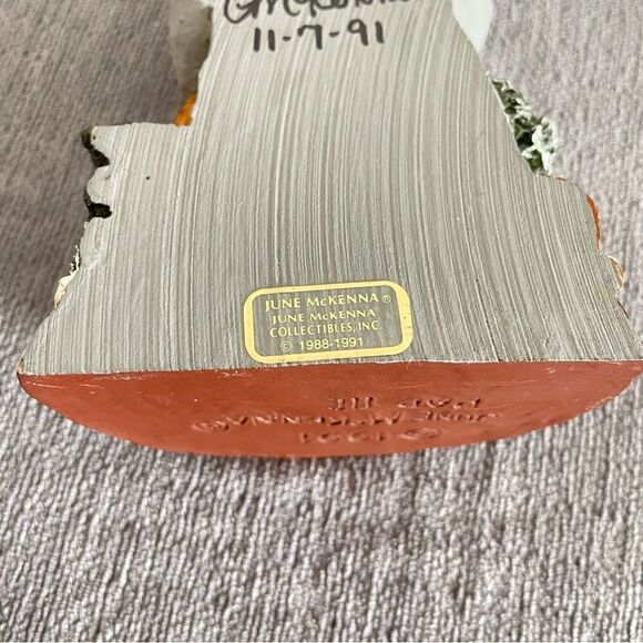 Old Fashioned Pap III 1991 Vintage Santa Sculpture Signed By June McKenna - Picture 7 of 9